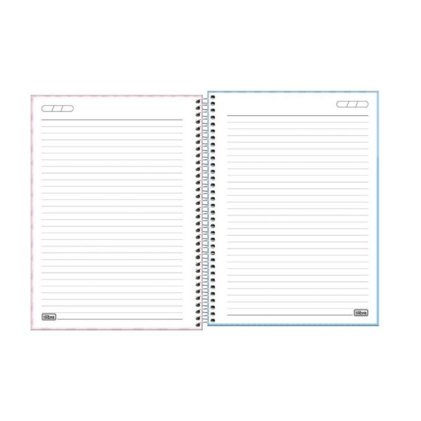 Caderno Espiral Capa Dura Universitário 1M Like+ Feminino 20x27,5cm 96 Fls - TILIBRA - UND