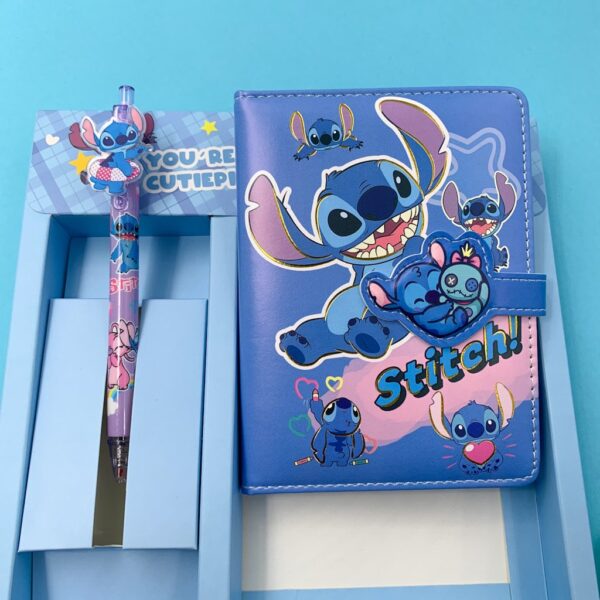Kit Presenteável Premium Planner Luxo + Caneta STITCH - UND