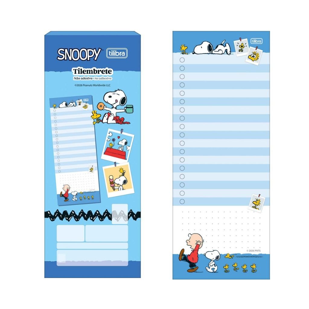 Bloco Tilembrete G Snoopy 82x209mm 50 Fls - TILIBRA - UND