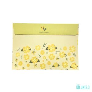 Kit 8 Envelopes Flor + Adesivos + Selos - UNISO - UND