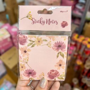 Bloco de Notas Adesivado Floral 85x85mm 50 Fls - SKYPAPER - UND