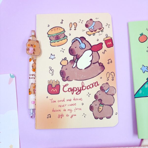 Caderno Grampeado 19x13 cm CAPIVARA - UND