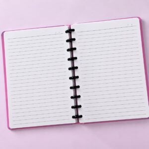 Caderno de Disco FLORES Color B5 80 Fls/10 discos - 25,5x18,5cm - IMPORTADO - UND