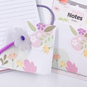 Bloco Smart Notes 76x76mm Botânica BRW - KIT 4 UND