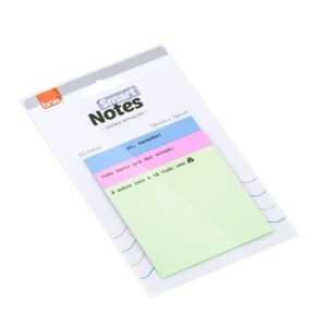 Bloco Smart Notes 76x76mm Sátira Intuição - BRW -BLISTER c/ 3 BLOCOS