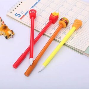 Caneta Fofa Fast Food Lovelypen - Pacote 6 Und