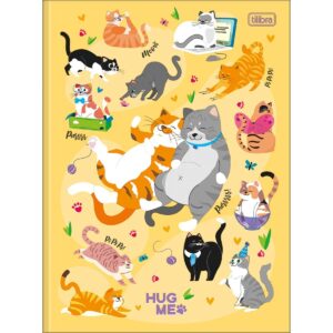 Caderno Brochura Capa Dura Universitário Hug Me Tilibra