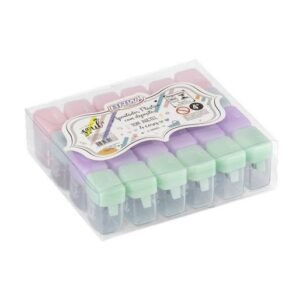 Apontador Plástico Pastel Quadrado com Depósito BRW