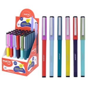Caneta Boss Azul 0,7mm MOLIN - KIT 4 UND