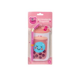 KIT Anotação Suquinho ROSA - FOFY - BLISTER