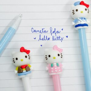 Caneta Fofa Hello Kitty Cute - Pacote 6 Und
