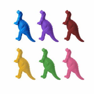 Giz de Cera Mini 6 Cores Dino - FOFY - BLISTER