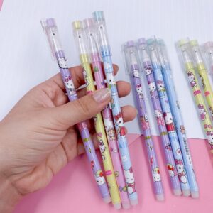 Caneta Apagável Estampada Hello Kitty - Blister 12 Und