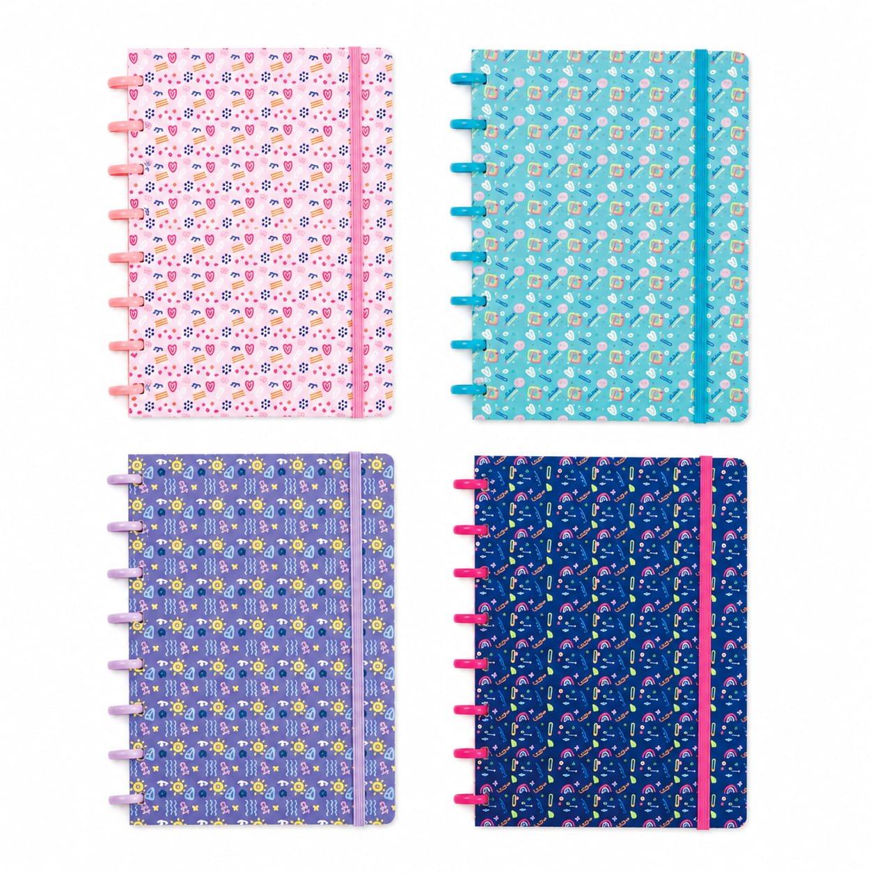 Caderno de Disco A5 Cute 8 Discos 15x21cm 80 Fls - SKYPAPER - UND