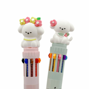 Caneta 10 Cores Dog Puipy