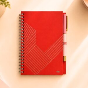 Caderno de Anotação Laranja 60 Fls 17,8x12,8cm + Caneta - KAZ - UND