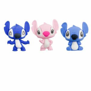 Borracha Fofa STITCH e ANGEL - PACOTE 6 UND