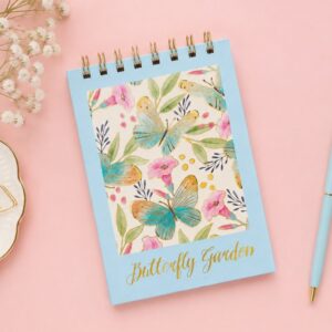 Caderno de Anotações Jardim das Borboletas 12,7x18cm 80 Fls - SKYPAPER - UND