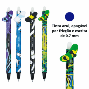 Caneta Esferográfica Apagável 0.7mm Skate - BRW - CX 12 UND