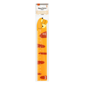 Régua Plástica 15 cm Pets BRW  - Cx 12 Und