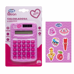Calculadora Solar 8 Dígitos FINI LEO E LEO - BLISTER