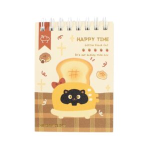 Caderneta A7 Bloco de Notas GATO Baking Time 7,7x10,7cm - UNISO - UND