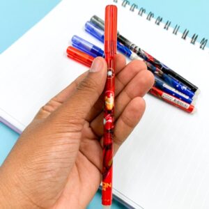Caneta Estampada Apagável Super Heróis - PACOTE 6 UND