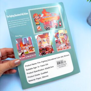 Kit Cenário Educativo Adesivo Gelatina Bombeiros - IMPORTADO - UND