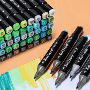 Caneta TOUCH Marcador Ponta Dupla PARA COLORIR - MALETA 100 CORES