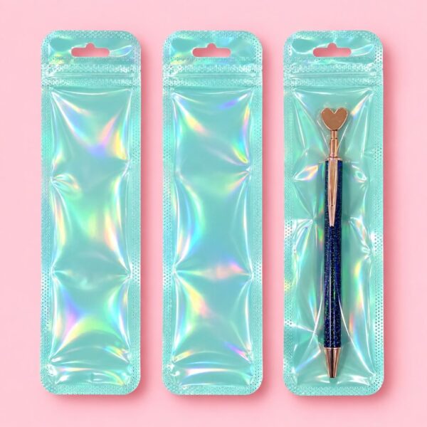 Embalagem Color  p/ Caneta 22 x 5,5 cm - IMPORTADO - PACOTE 24 UND