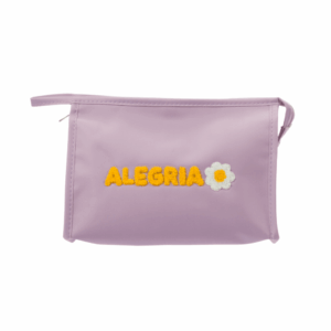 Necessaire Dia a Dia Lilás ALEGRIA 23x16x7cm - FLORIE - UND