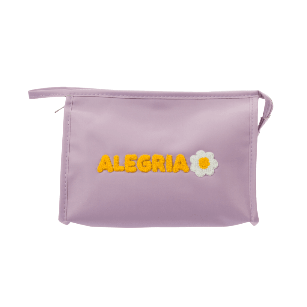 Necessaire Dia a Dia Lilás ALEGRIA 23x16x7cm - FLORIE - UND