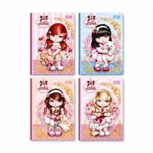 Caderno Colegial Costurado LUXO 80 fls JOLIE - TILIBRA - UND