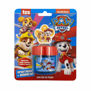Apontador + Borracha Patrulha Canina - TRIS - BLISTER