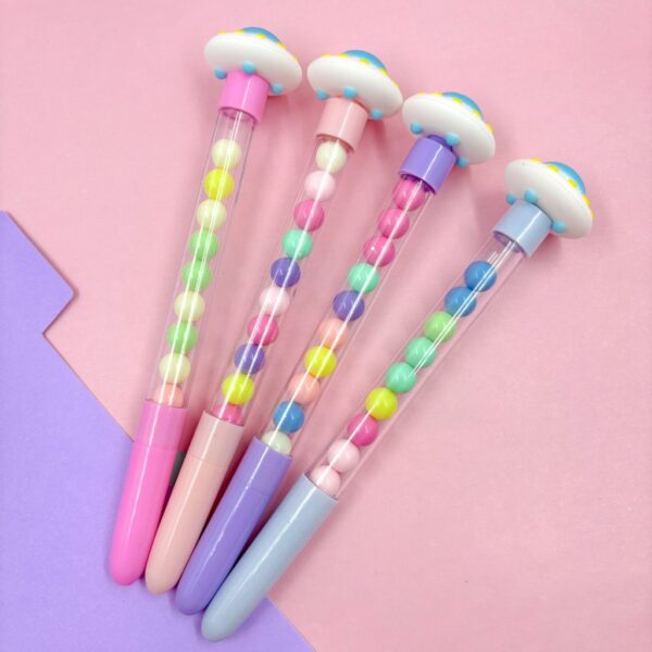 Caneta Cute Espacial - Kit 4 Und