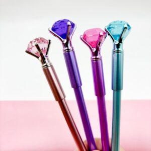 Caneta Fofa Diamante - Pacote 6 Und
