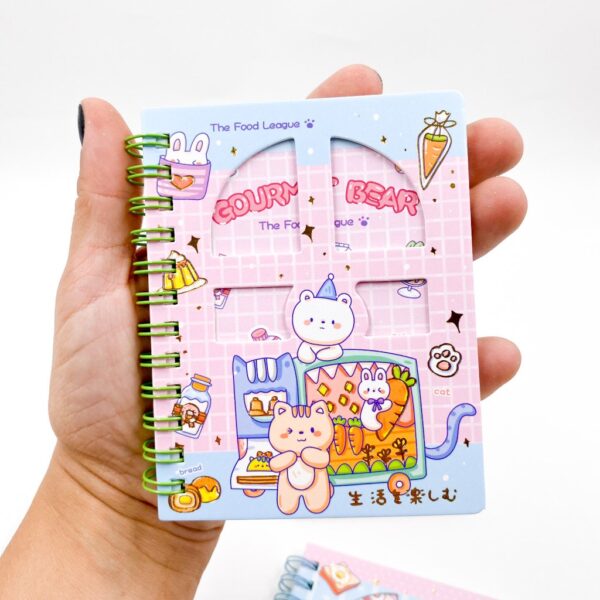 Mini Caderno A6 Gourmet Bear - UND
