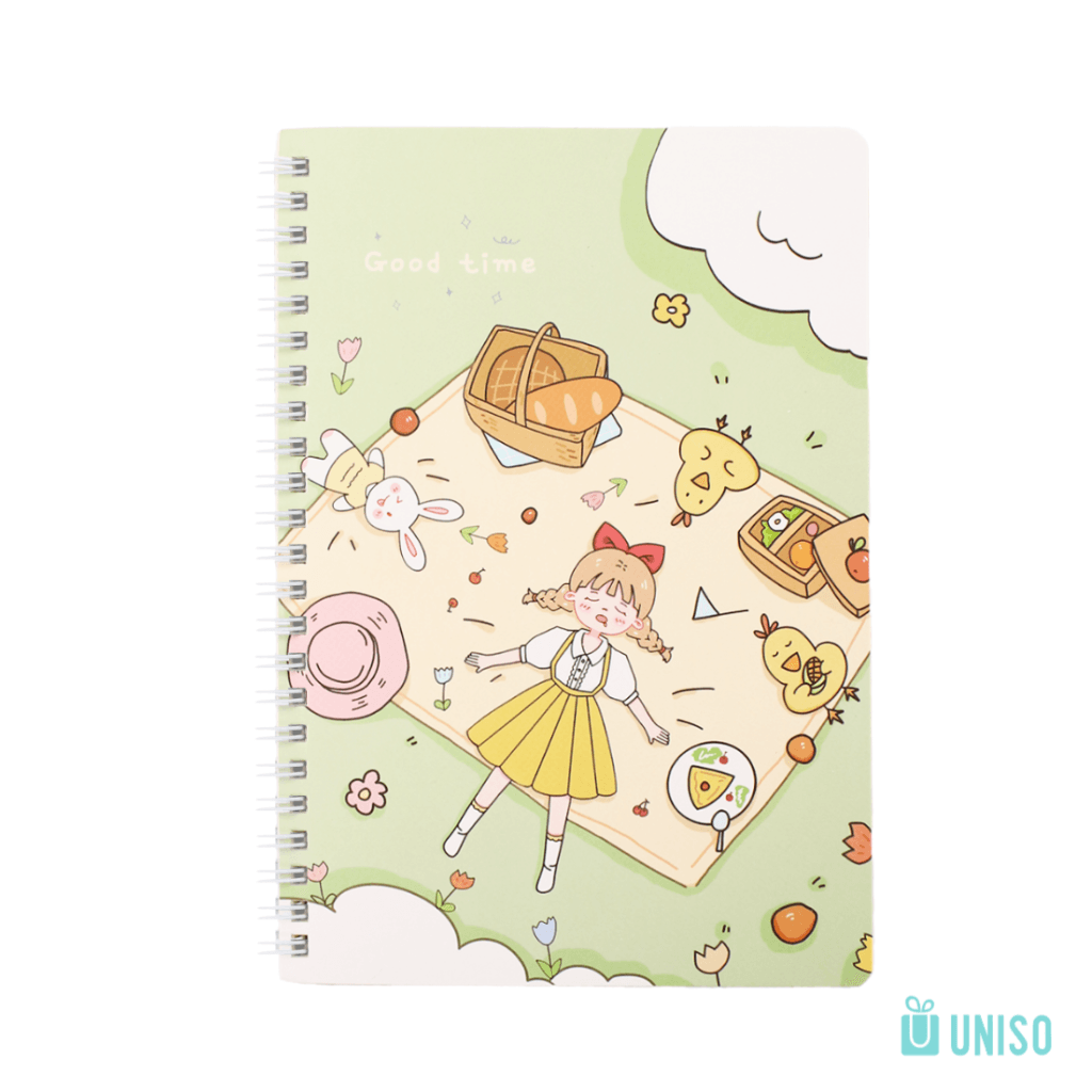 Caderno Espiral A5 Good Time 14x20,7cm  60 Fls - UNISO - UND