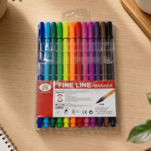 Caneta Fine Liner Color 12 Cores - IMPORTADO - BLISTER