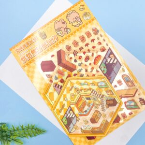 Kit Cenário Adesivo 3D c/ Pinça GOOD VIBES 25,5x18cm - IMPORTADO - UND