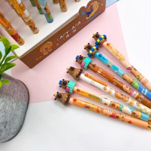 Caneta Esferográfica 0.5mm CAPIVARA Verão - IMPORTADO - PACOTE 6 UND