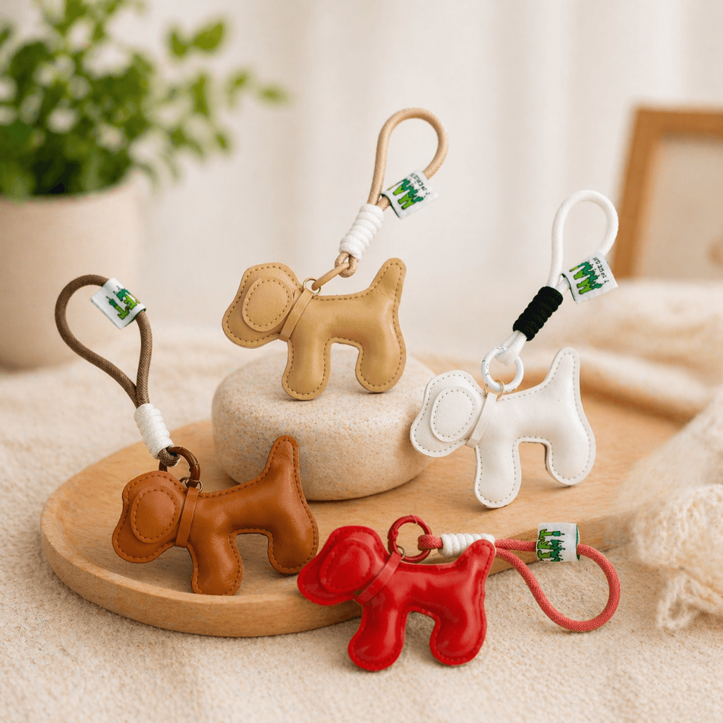 Chaveiro Tendência Charm Cachorro Courino - IMPORTADO - UND
