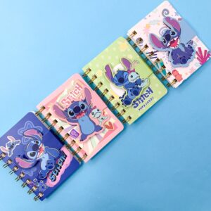 Caderninho Aramado c/ Fechamento STITCH - UND