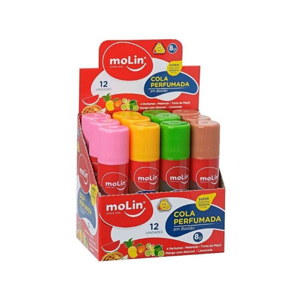 Cola Bastão Perfumada MOLIN - KIT 4 UND