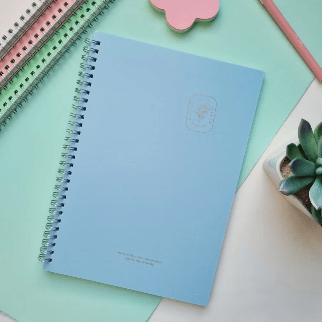 Caderno A5 Espiral  Flowers Color 70 fls 14,5x21cm - IMPORTADO - UND