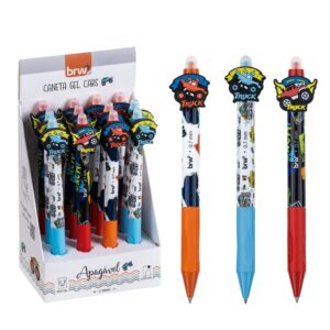 Caneta Esferográfica Gel Apagável 0,7mm Cars - BRW - UND