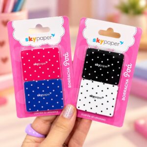 Borracha POÁ c/ 2 Und - SKYPAPER - BLISTER