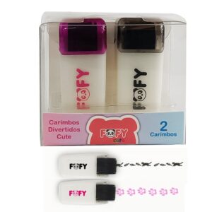 Conjunto Carimbo Cute 2 Peças FOFY - BLISTER