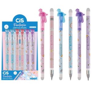 Caneta em Gel Apagável Fantasia Gato CIS - UND
