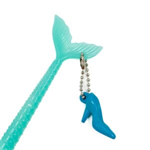 Caneta Fofa Sereia Princesa - Pacote 6 Und